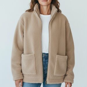 Cozy Teddy Bear Jacket / Sz M/L 🧸🤎